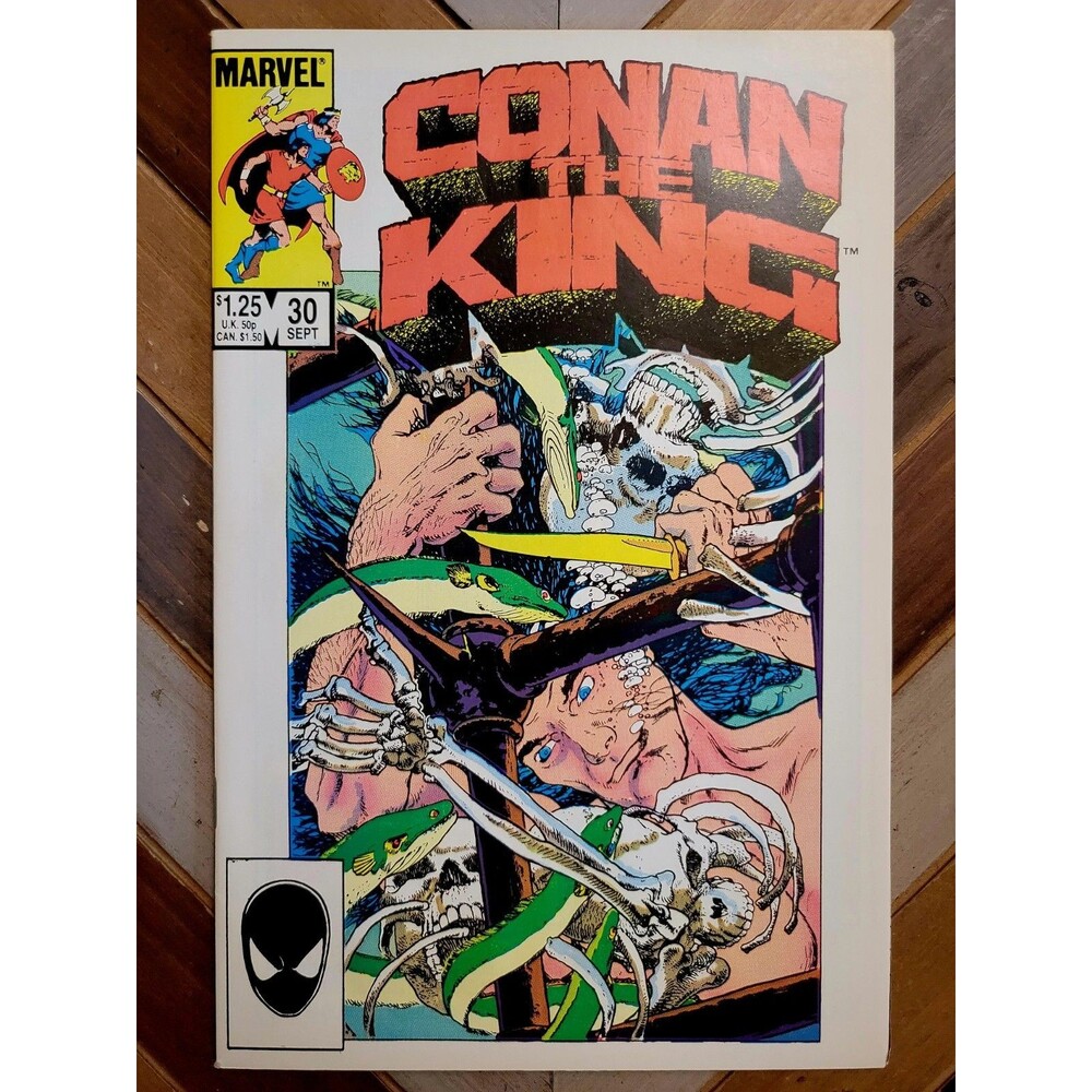 Conan The King #30 (1985) Black Dragons "Death on Black River! Kaluta Cover (VF)